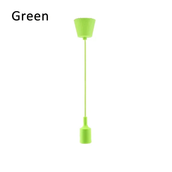 Colorful Silicone E27 Pendant