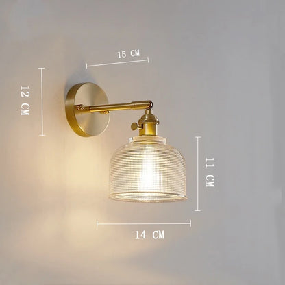 Nordic Glass Switch Wall Sconce