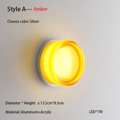 Nordic Acrylic Outdoor Wall Sconce