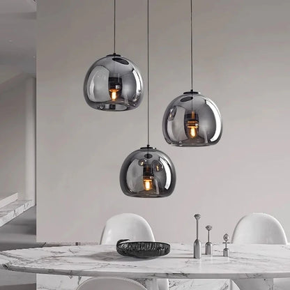 Iron Glass LED Pendant Light