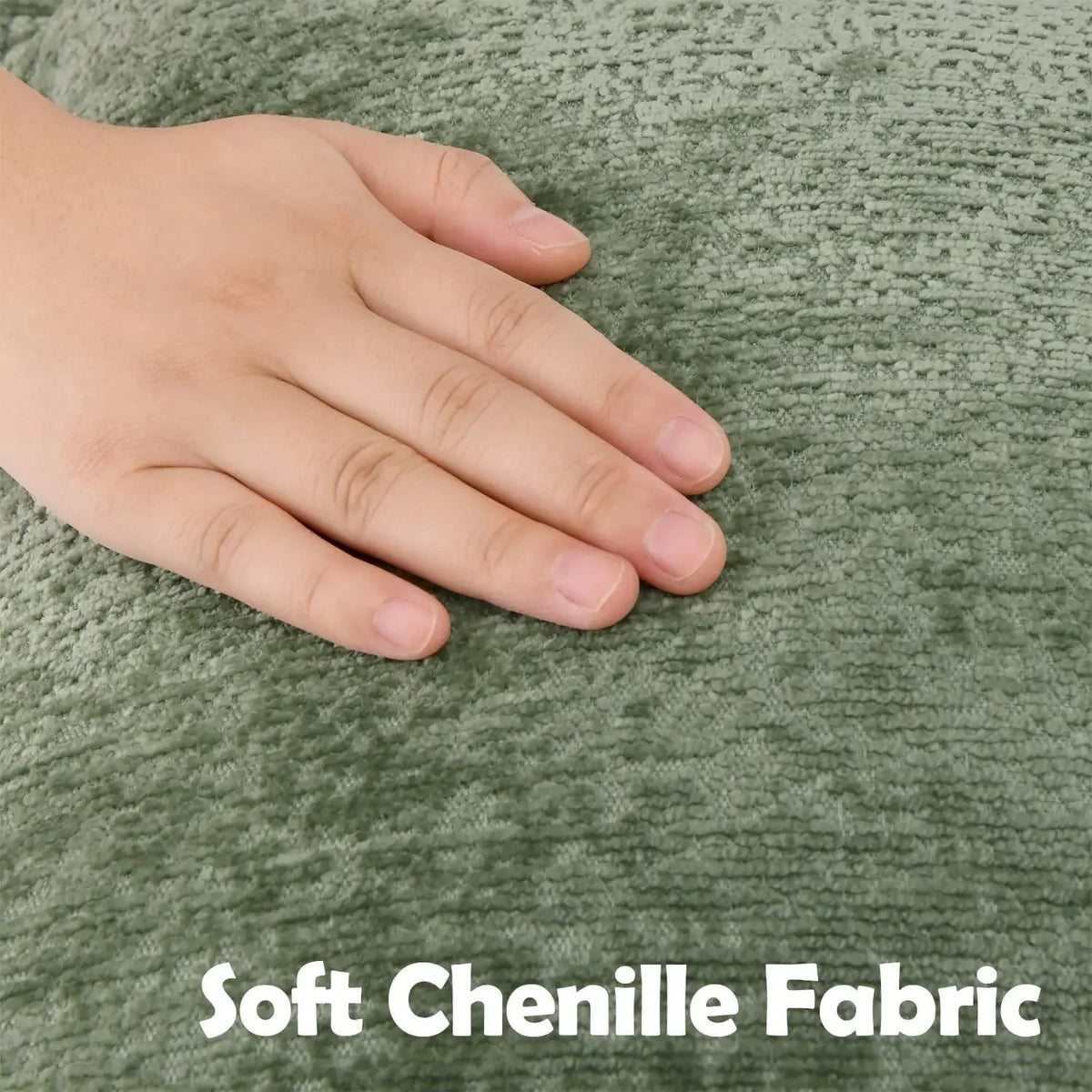 Solid Chenille Throw Pillow Cover — alternate view