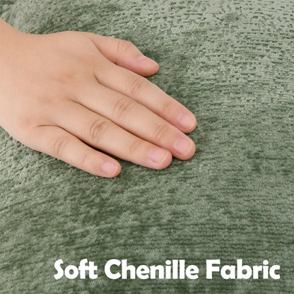Solid Chenille Throw Pillow Cover — alternate view