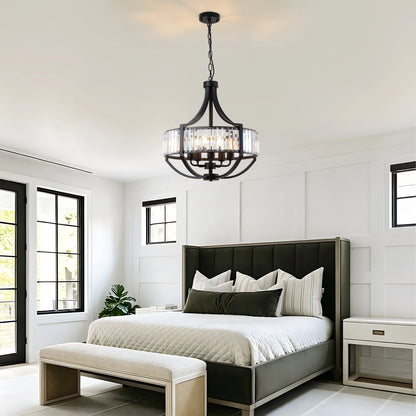 Black Crystal Chandelier