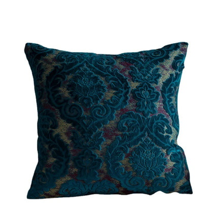 Light Luxury Jacquard Pillow Cover — styling detail