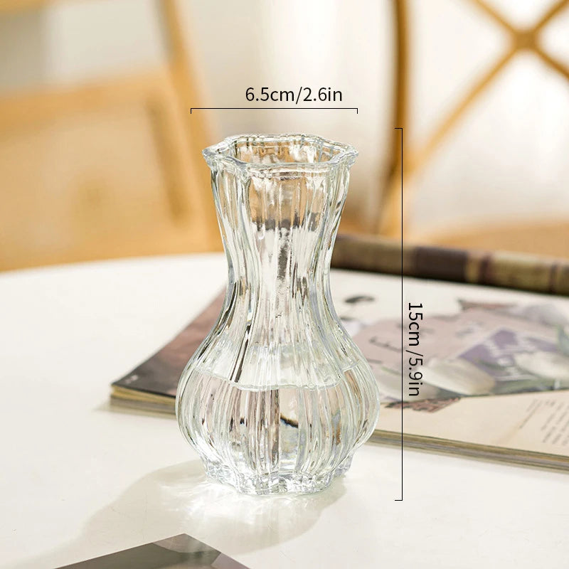 Brown Retro Glass Hydroponic Vase