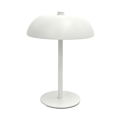 Mushroom lamp touch control base detail and USB charging port view