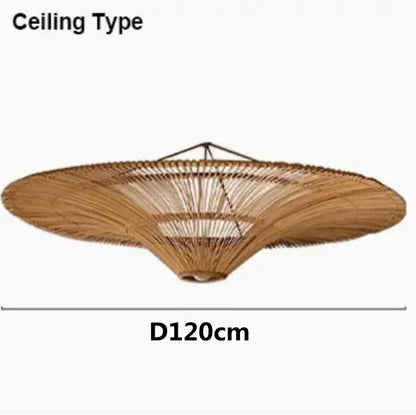 Rattan Dome Pendant Light