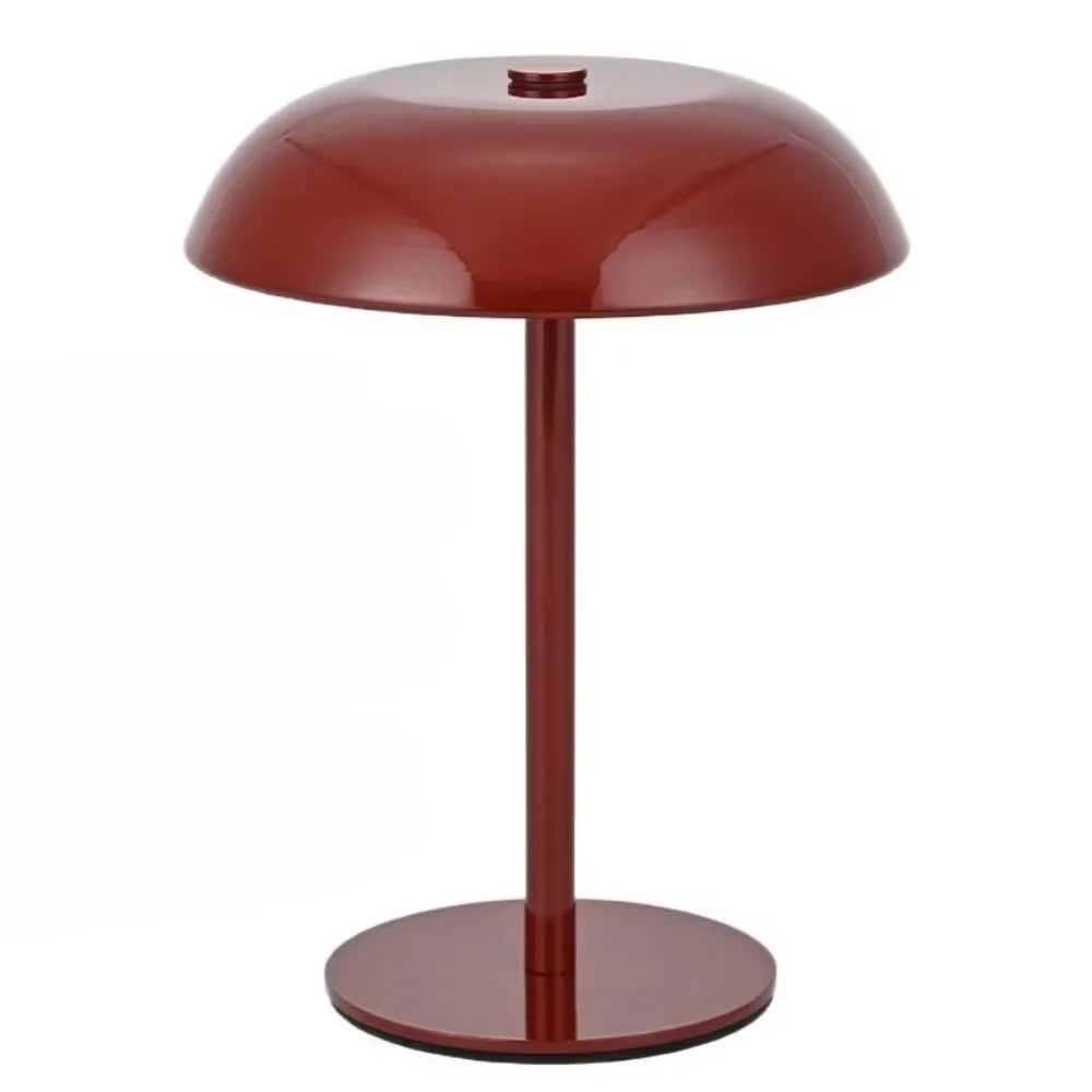 Stepless dimmable mushroom night light gold touch control warm glow