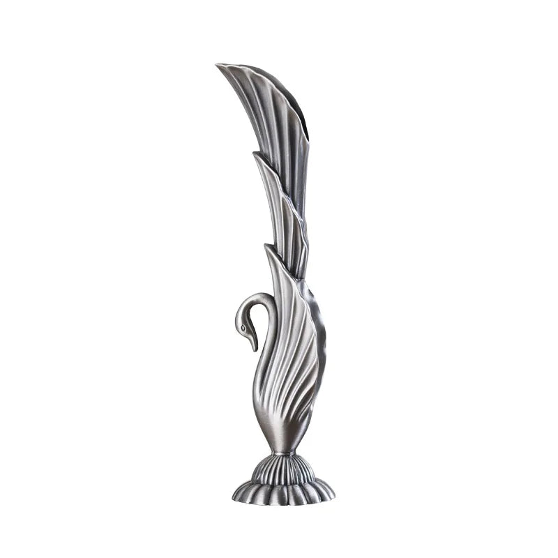 Nordic geometric electroplated metal vase housewarming gift