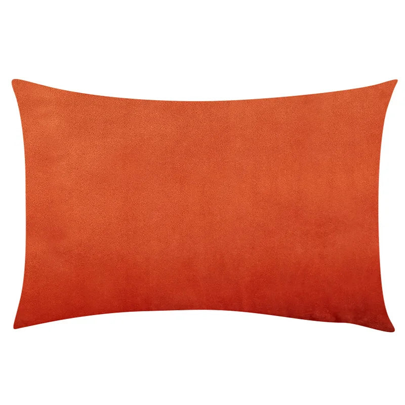 Soft Velvet Lumbar Pillow Cover — styling detail