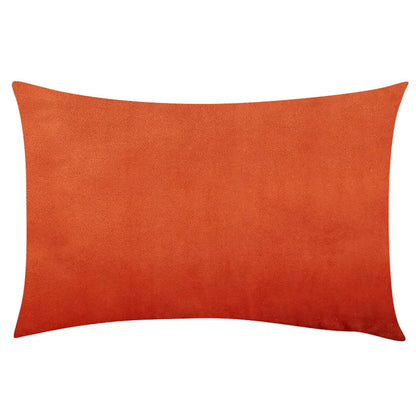 Soft Velvet Lumbar Pillow Cover — styling detail