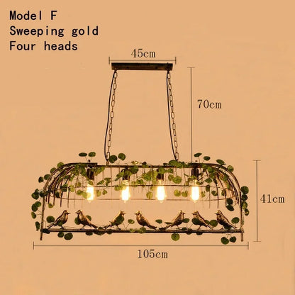 Iron Birdcage Pendant Light
