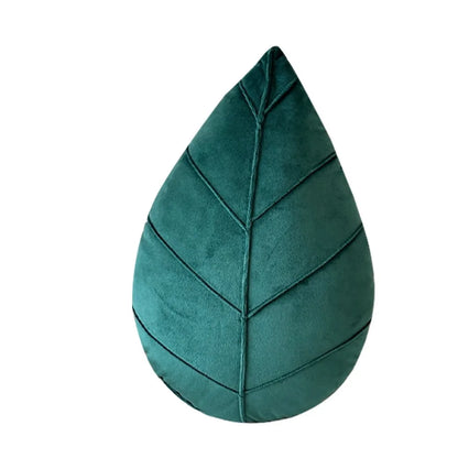 3D Leaf Shaped Decorative Pillow — styling detail