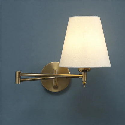 wall sconce, front view on white background