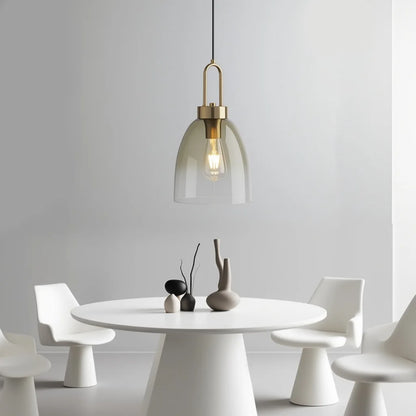 Industrial Metal Globe Pendant Light