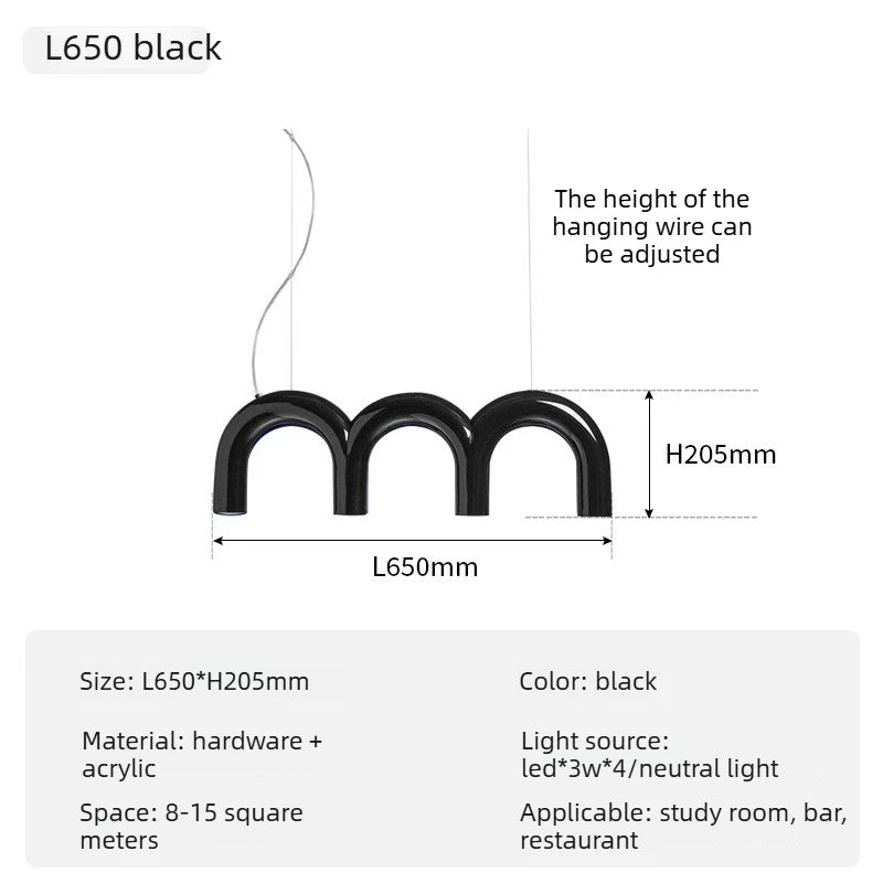 Multi Head Metal Pendant Light