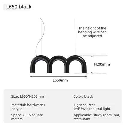 Multi Head Metal Pendant Light