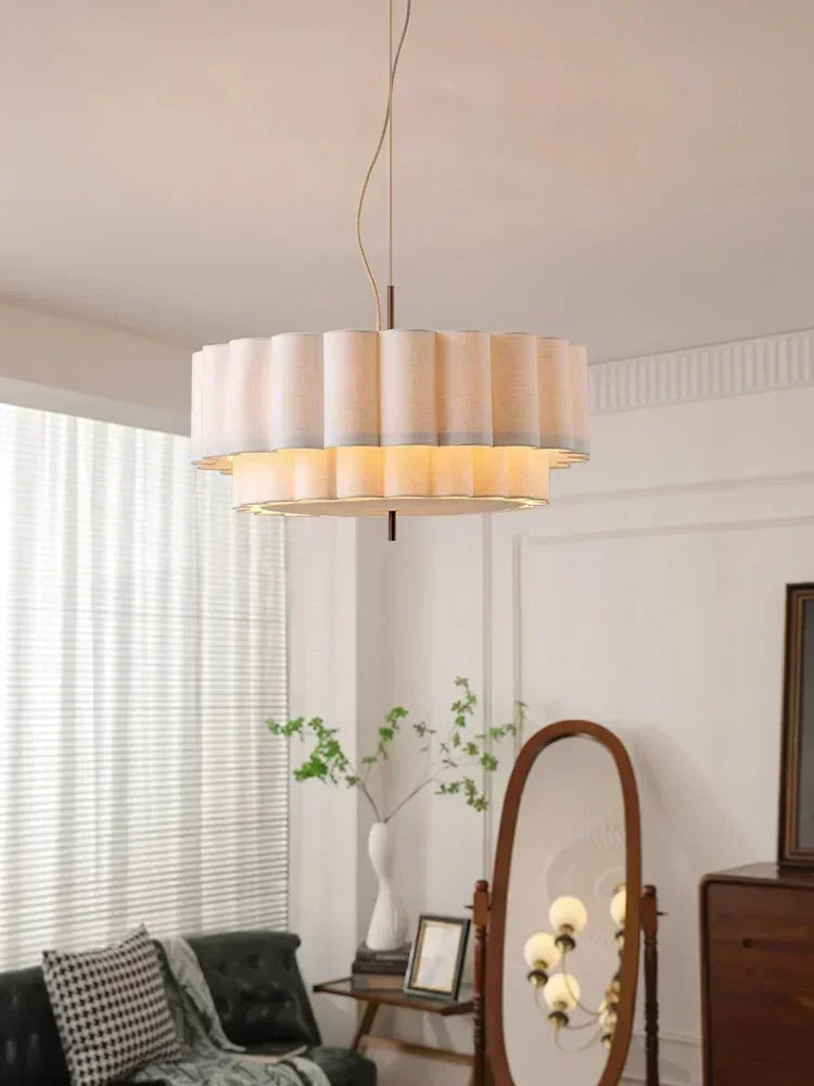 Wabi Sabi Drum Pendant Light