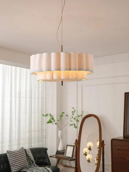 Wabi Sabi Drum Pendant Light