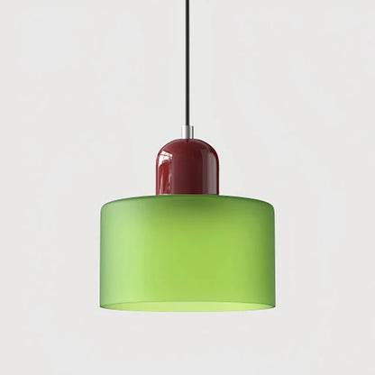 Colorful Glass Globe Pendant Light