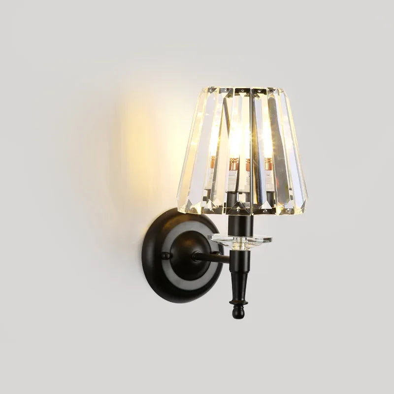 Matte Black Crystal Chandelier