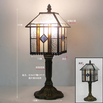 Tiffany Stained Glass Table Lamp