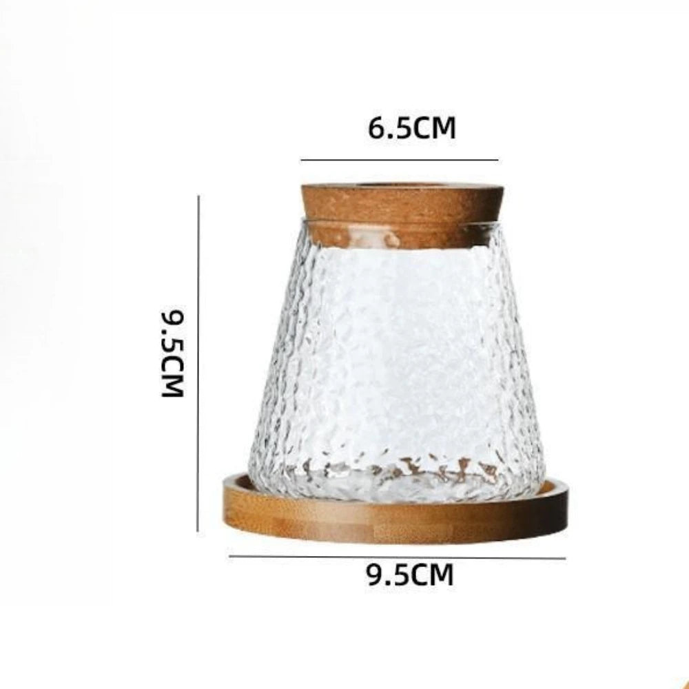 Glass hydroponic vase propagation station elegant table décor