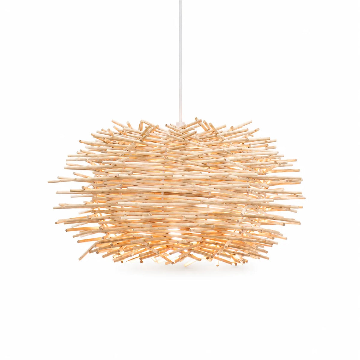 Rattan Bird Nest Pendant Light