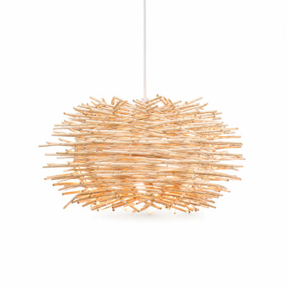 Rattan Bird Nest Pendant Light