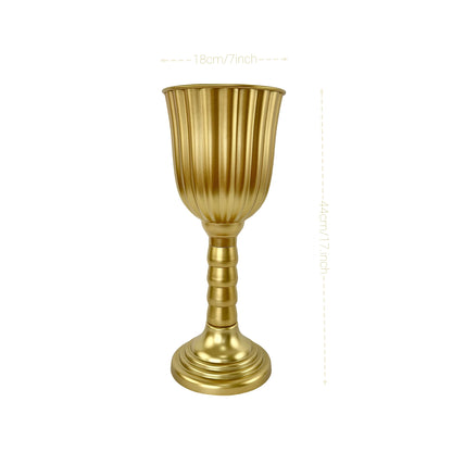 Cylinder flower vase wedding centerpiece gold silver white