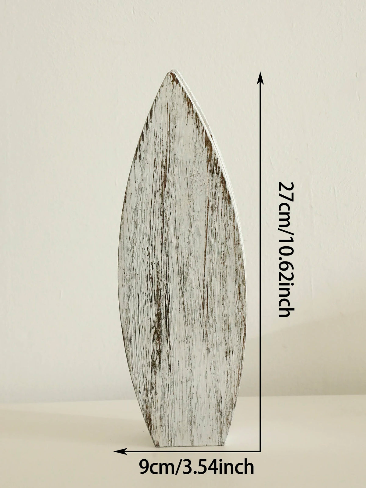 Nautical wooden vase whale tail coastal boho dried flower