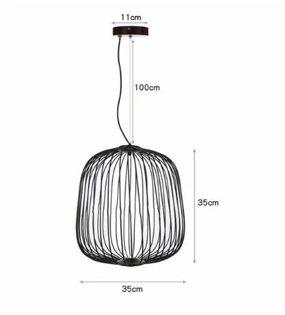 Spokes Birdcage Pendant Lamp