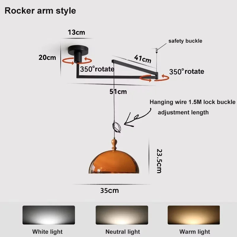 Bauhaus Retro Pendant Lamp