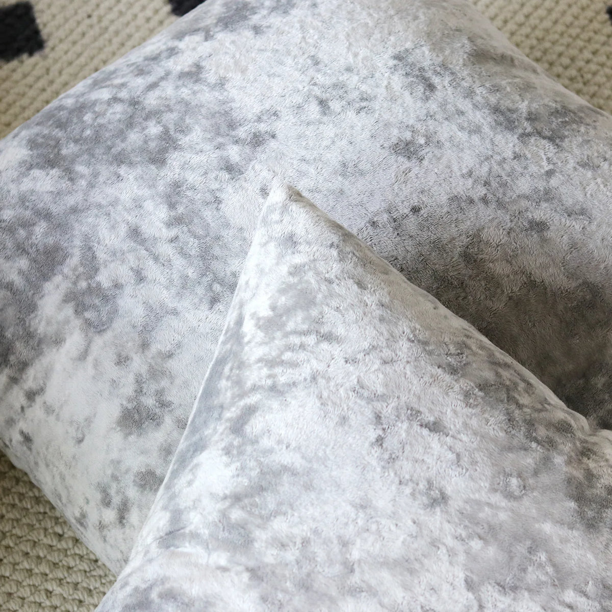 Solid Fabric Throw Pillow Cover — alternate view