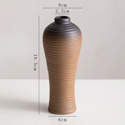 Stone Shape Ceramic Mini Vase Hydroponic Gift | Aurelia