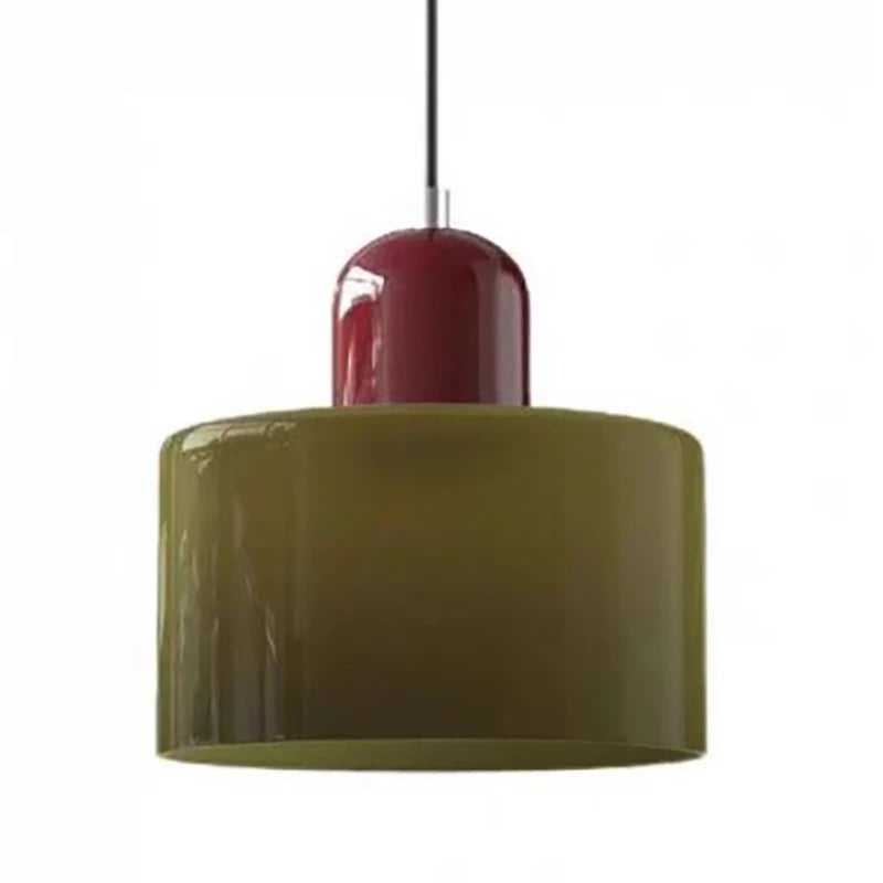 Colorful Glass Globe Pendant Light