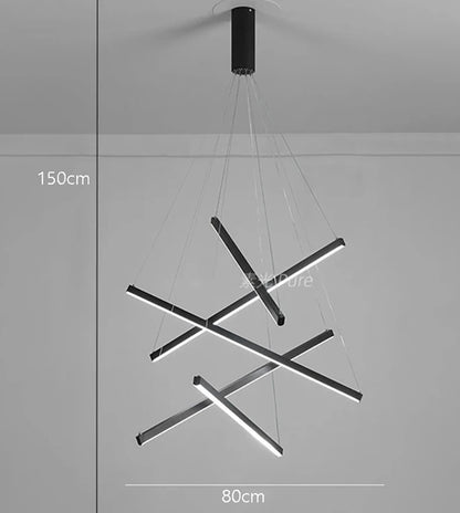 Multi Head LED Chandelier