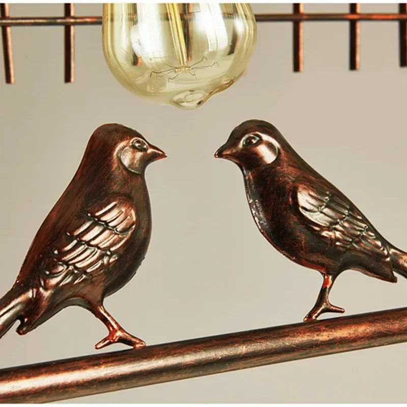 Iron Birdcage Pendant Light