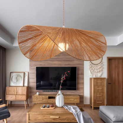 Boho Rattan Pendant Light