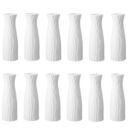 Close-up of small Nordic plastic bud vase texture detail