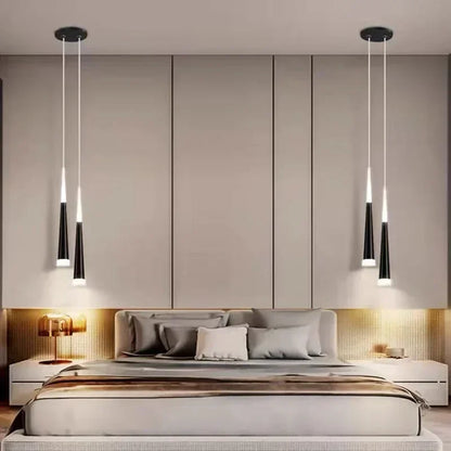 Long Wire LED Bedside Pendant