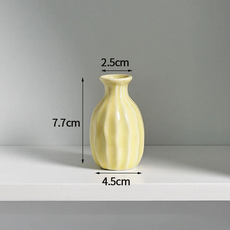 Nordic Ceramic Mini Vase Set