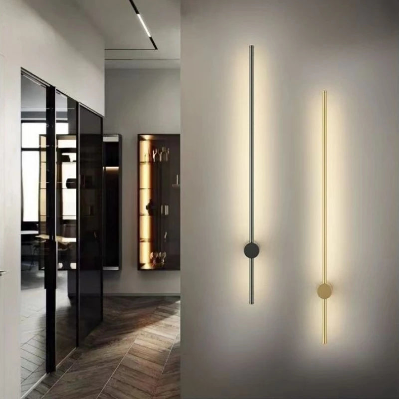wall sconce, side profile showing mounting depth