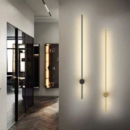 wall sconce, side profile showing mounting depth