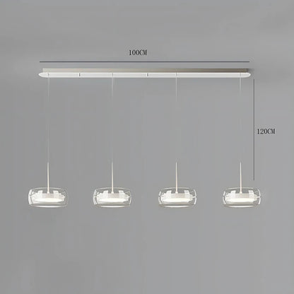 Multi Head Glass Pendant Light