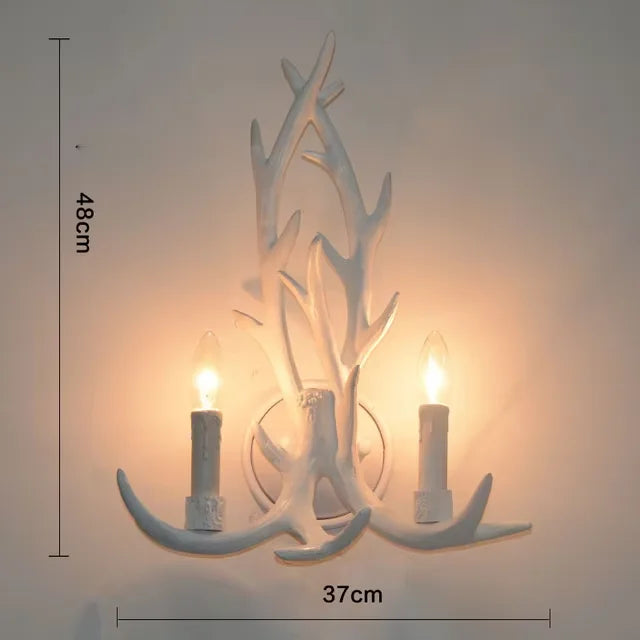 Resin Deer Antler Pendant Light