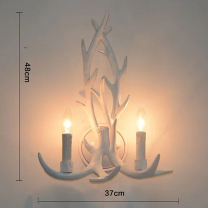 Resin Deer Antler Pendant Light