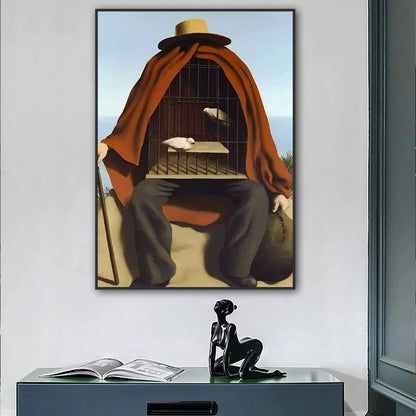 Surrealist Rene Magritte Classic Art Canvas Wall Art