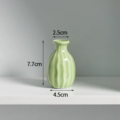 Nordic Ceramic Mini Vase Set