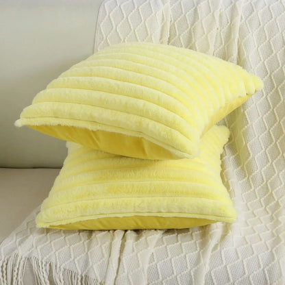Woven Stripe Throw Pillow Cover